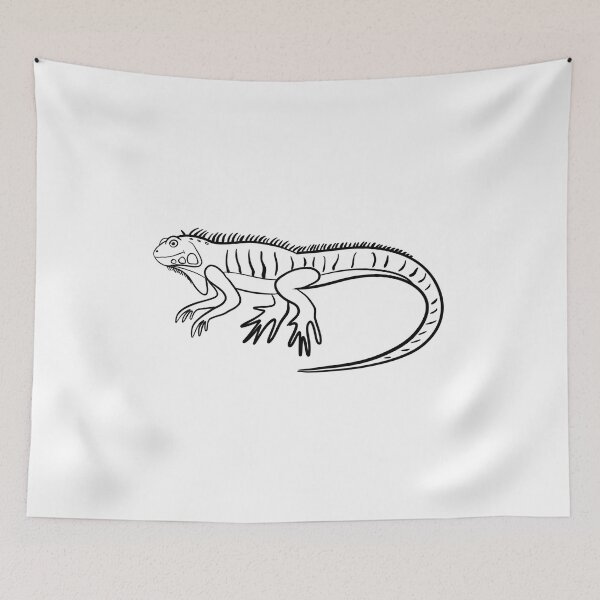 Item preview, Stick figure iguana - Welshdesigns designed and sold by welshdesigns.