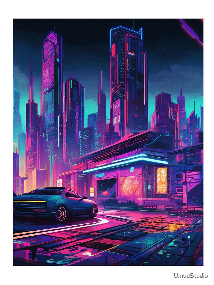 Cyberpunk 2077, synthwave, sci-fi games, futuristic, neon city