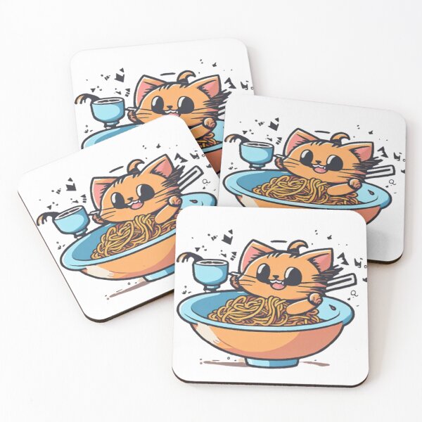 Item preview, Copy of Copy of Cat Eating Spaghetti  designed and sold by MouadElMazouzi.