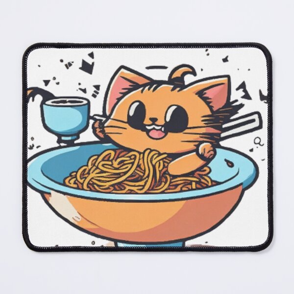 Item preview, Copy of Copy of Cat Eating Spaghetti  designed and sold by MouadElMazouzi.