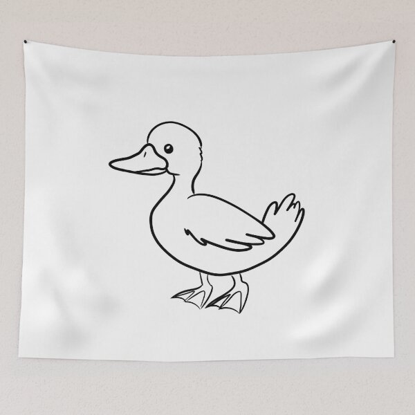 Item preview, Stick figure duck - Welshdesigns designed and sold by welshdesigns.