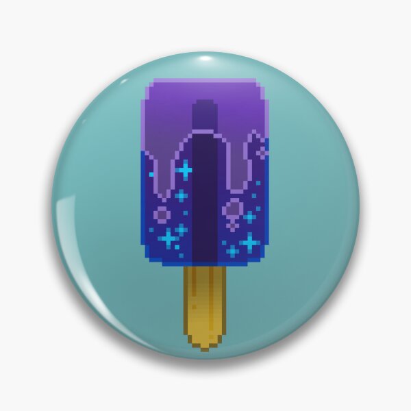 Item preview, Pixel Art - Indigo/Purple Galaxy Popsicle designed and sold by Kaiko-Roku.