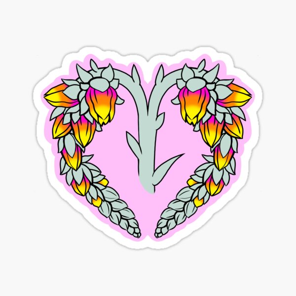 Succulent Flower Sticker