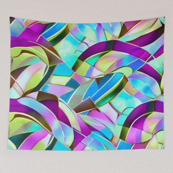 Item preview, Abstract Colorful Ribbon Pattern designed and sold by calibrit.