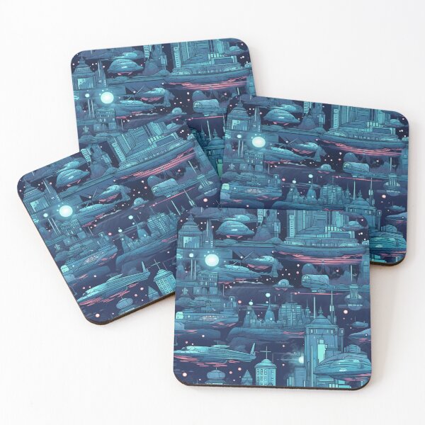 Item preview, Futuristic Cityscape  – Seamless designed and sold by GalacticLabs.
