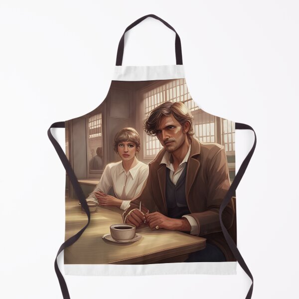 Item preview, Young couple in a cafeteria back in 1980s designed and sold by Typar.