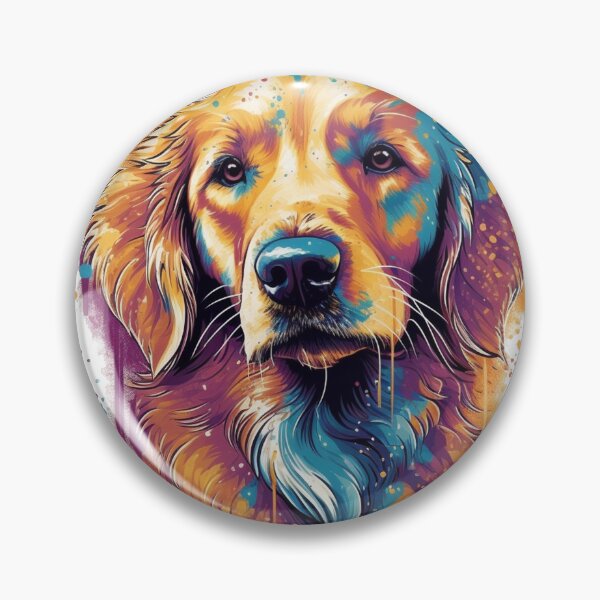 Item preview, Golden Retriever Surreal Digital masterpiece - Wholesome Dog Lover masterpiece by Golden Pal artworks designed and sold by DooodleGod.