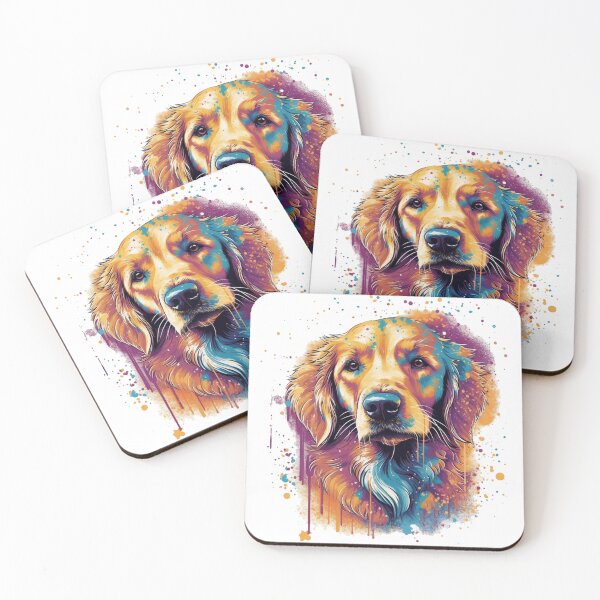 Item preview, Golden Retriever Surreal Digital masterpiece - Wholesome Dog Lover masterpiece by Golden Pal artworks designed and sold by DooodleGod.