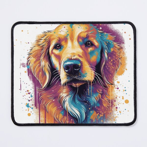 Item preview, Golden Retriever Surreal Digital masterpiece - Wholesome Dog Lover masterpiece by Golden Pal artworks designed and sold by DooodleGod.