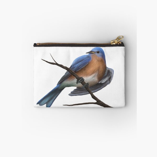 Item preview, Male Eastern Bluebird on a Tree Branch designed and sold by CreationsByBear.