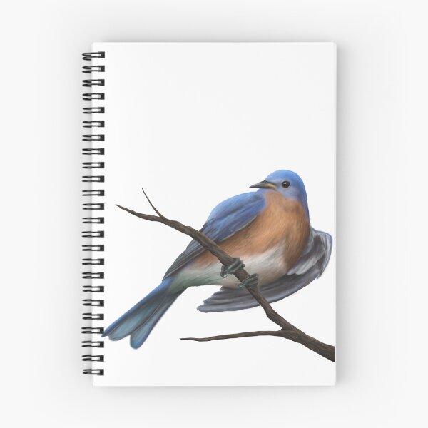 Item preview, Male Eastern Bluebird on a Tree Branch designed and sold by CreationsByBear.