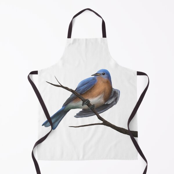 Item preview, Male Eastern Bluebird on a Tree Branch designed and sold by CreationsByBear.
