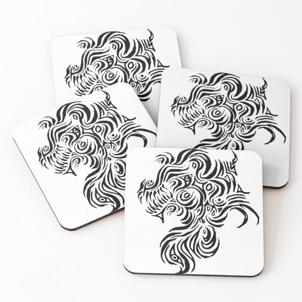 Item preview, Cyber sigilism tattoo dragon design  designed and sold by NoLife Artist.
