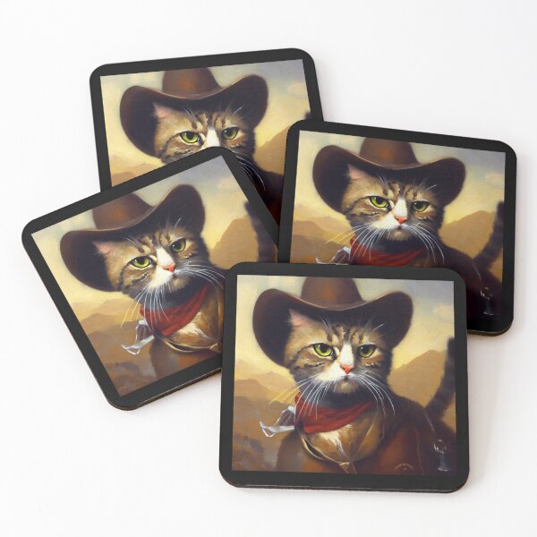 Item preview, Cat Cowboy designed and sold by CrankyOldDude.