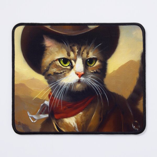 Item preview, Cat Cowboy designed and sold by CrankyOldDude.