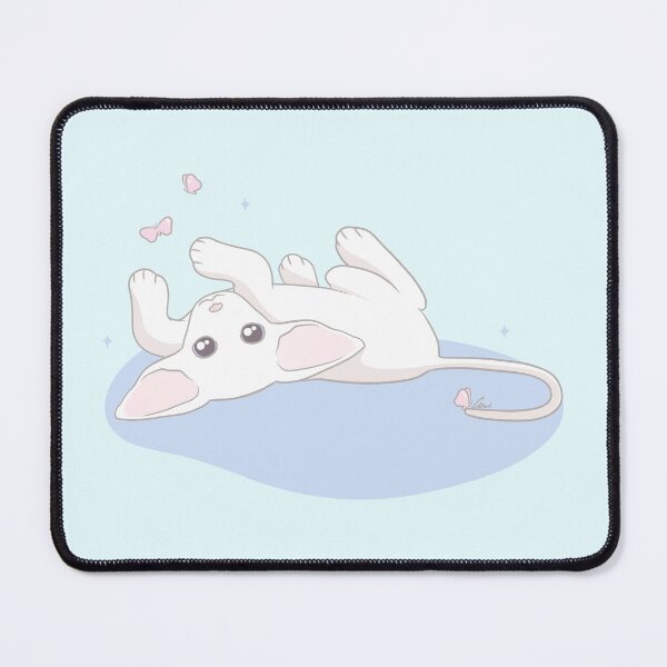 Item preview, White Oriental Shorthair Cat - Anime Aesthetic Cute Kitten designed and sold by anacecilia.