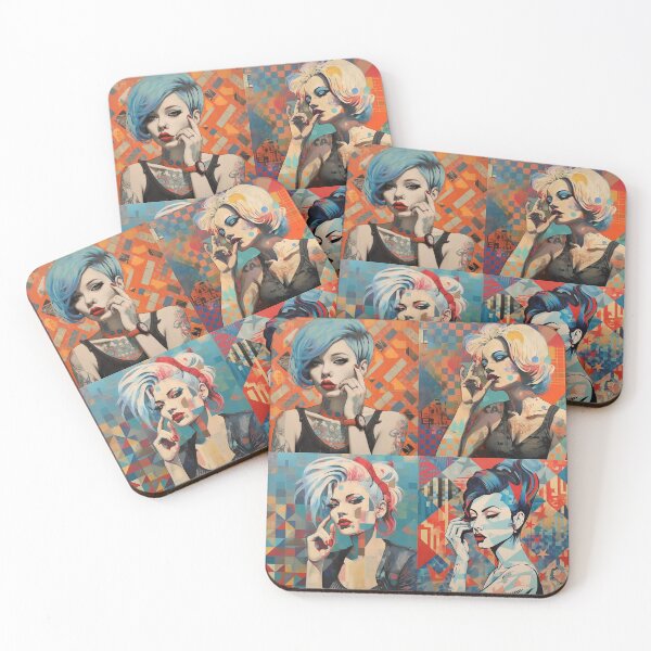 Item preview, Four Badass girlz designed and sold by Inkaput.