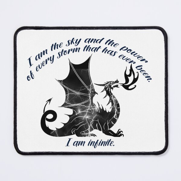 Item preview, I Am Infinite Lightning Storm Dragon designed and sold by Celticrose721.
