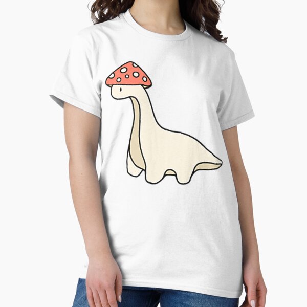 Item preview, Simple Red and White Mushroom Hat Brontosaurus Dinosaur designed and sold by ManateesO.
