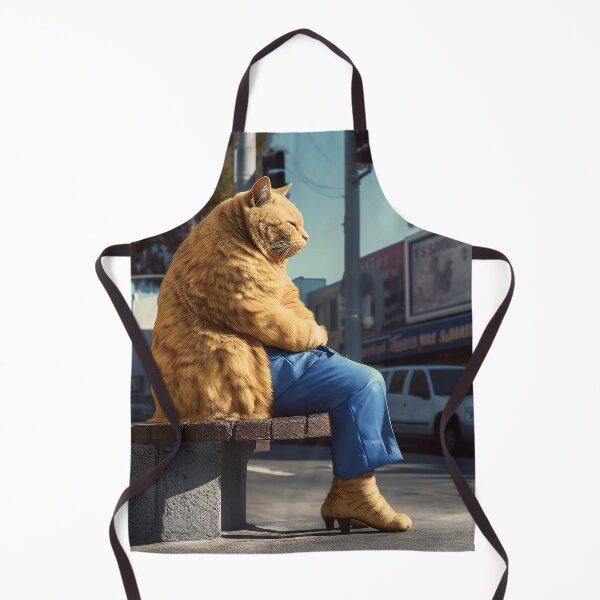 Item preview, Cat waiting for a bus designed and sold by miraclemeows.