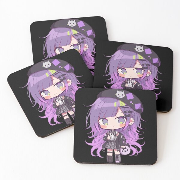 Item preview, Stylish Purple Haired Anime Chibi designed and sold by ScarletClover.