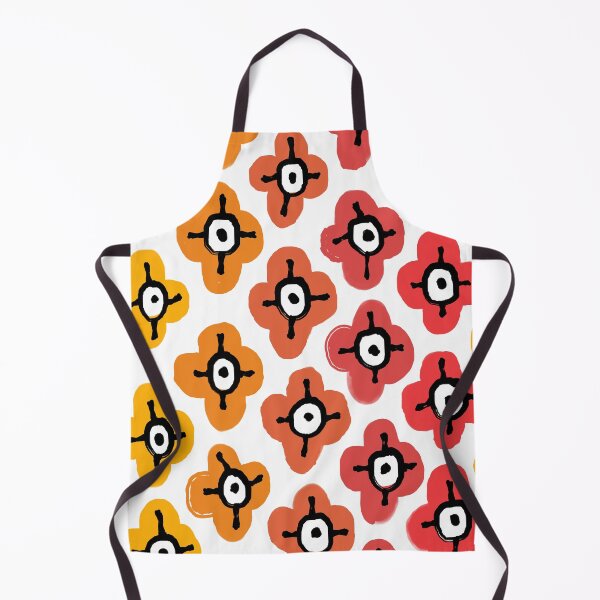Item preview, Iconic Modern Scandinavian Floral Arrangement in Red and Orange designed and sold by Deutschic.