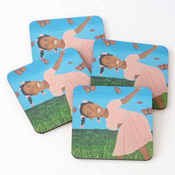 Item preview, A Beam of Joy-Black girl and butterflies designed and sold by Dafeneyj.