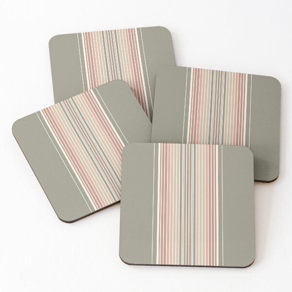 Item preview, Army Green Pink Stripes designed and sold by Sheila Wenzel Ganny.