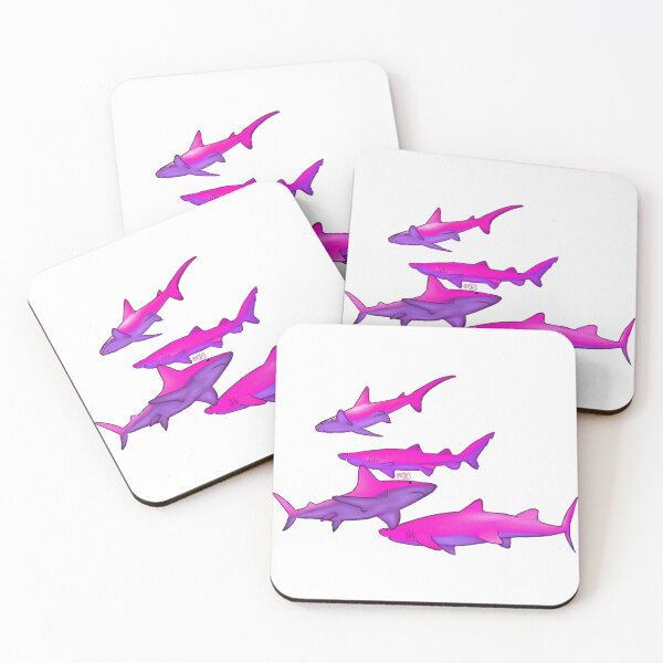 Item preview, Pink sharks designed and sold by rosaliejoeee.