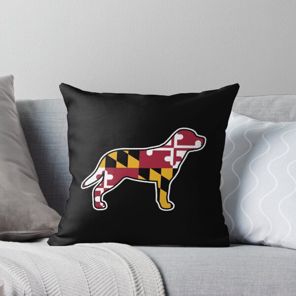 Item preview, Greater Swiss Mountain Dog Silhouette with Maryland Flag designed and sold by Jenn Inashvili.