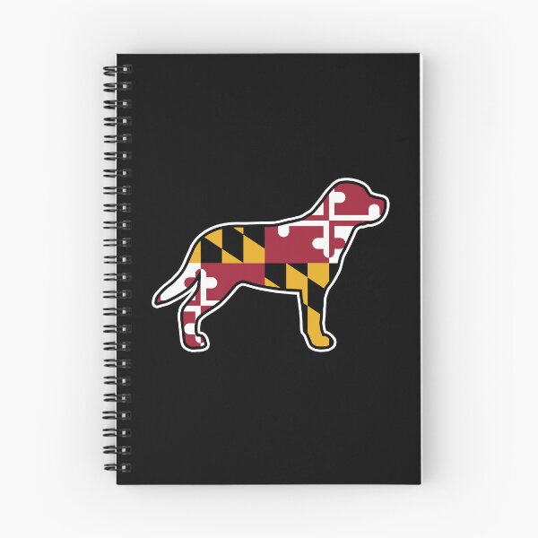 Item preview, Greater Swiss Mountain Dog Silhouette with Maryland Flag designed and sold by Jenn Inashvili.