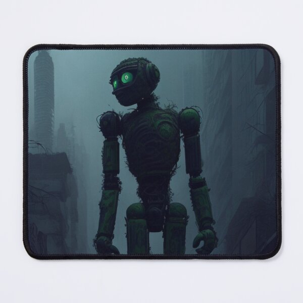 Item preview, The Green Natural Humanoid Android Robot designed and sold by ArtemExpressio.