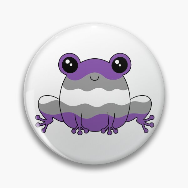 Artikelvorschau, Graysexual Pride Frog entworfen und verkauft von rainbow-milk.