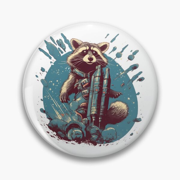 Item preview, Rocket Racoon Cute Space Racoon designed and sold by CraftMiller.