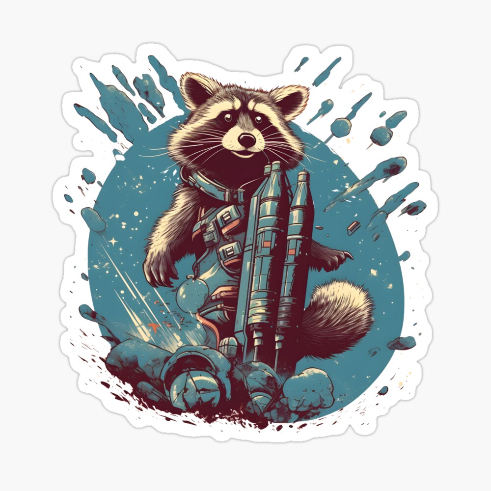 Personalized Rocket Raccoon Space Trash Panda Baseball Jersey