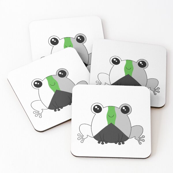Item preview, Demiromantic Pride Frog designed and sold by rainbow-milk.