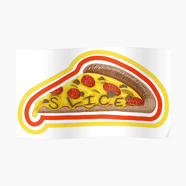 PIZZA by 5SOS inspired design Poster