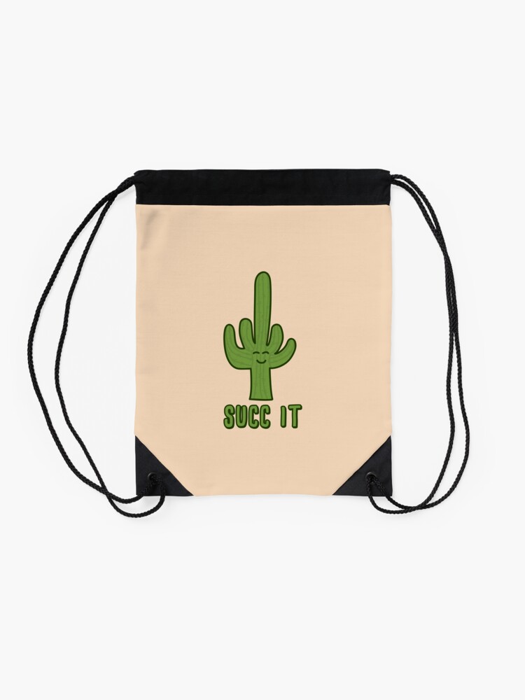 Alternate view of Succ It Drawstring Bag
