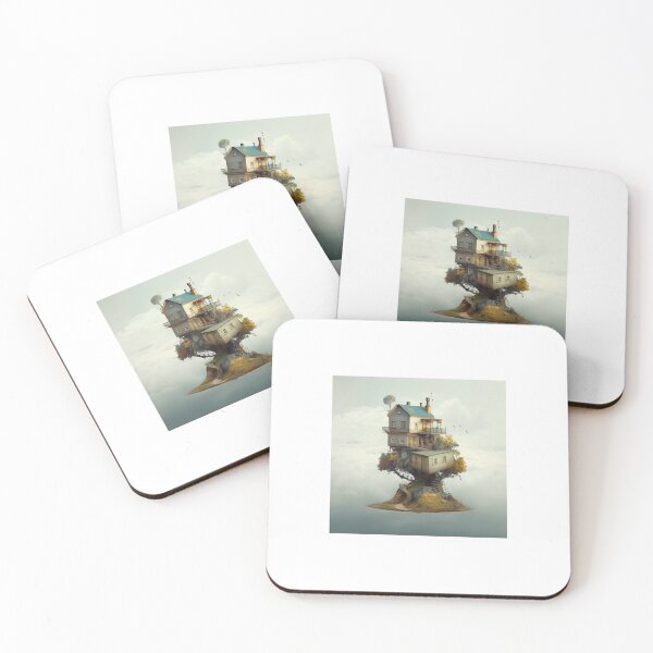 Item preview, The Surreal House on the Hill designed and sold by ia-boost.