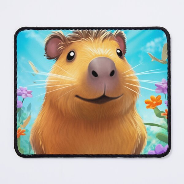 Item preview, capybara digital art designed and sold by DigitalPixelize.