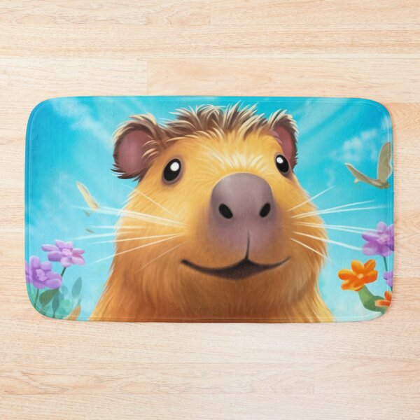 Item preview, capybara digital art designed and sold by DigitalPixelize.
