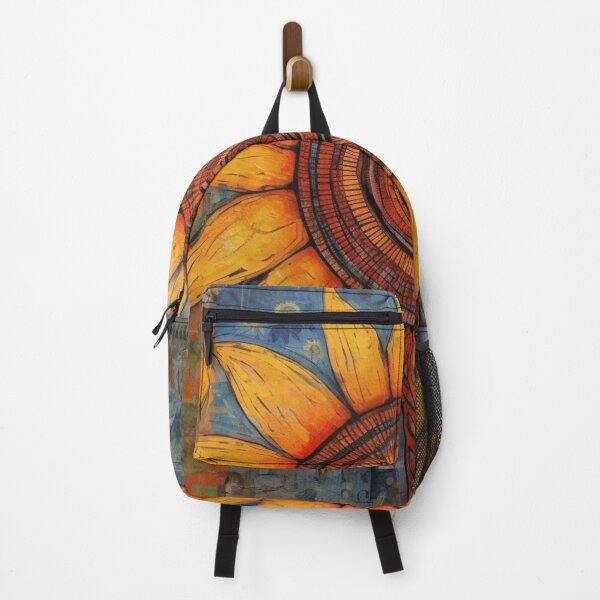 Item preview, Bright Folk Art Sunflower Bloom designed and sold by EpicFoxArt.