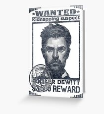 Wanted Greeting Card