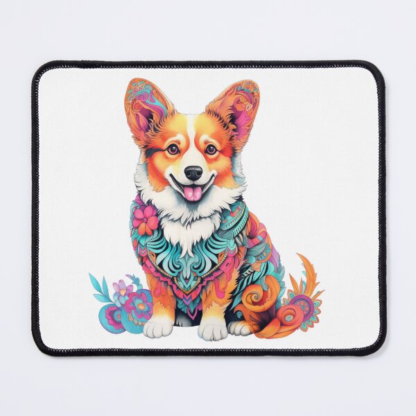 Item preview, Colorful Corgi designed and sold by leslieuresti.