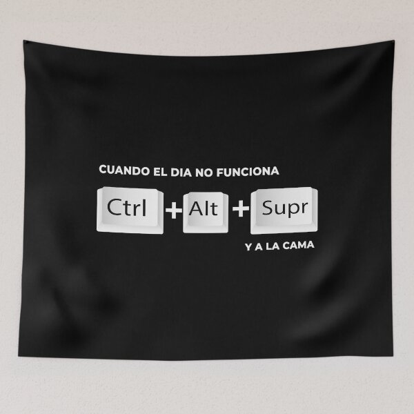 Item preview,  Ctrl + Alt + Delete - White Letters designed and sold by DesingMindset.