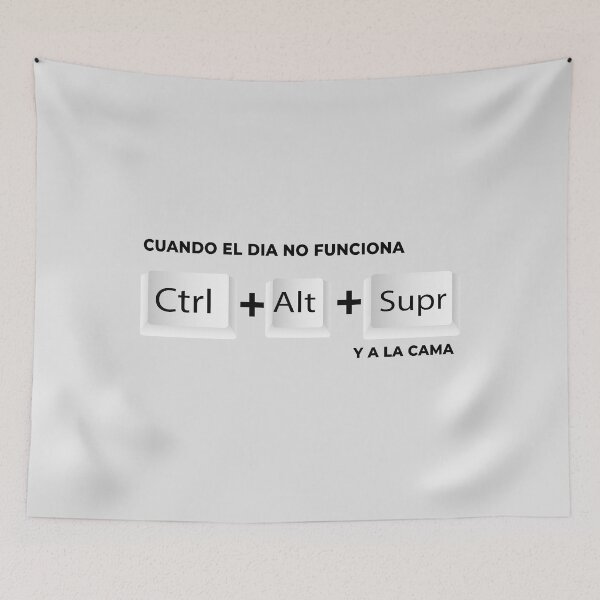 Item preview, Ctrl + Alt + Delete - Black Letters designed and sold by DesingMindset.