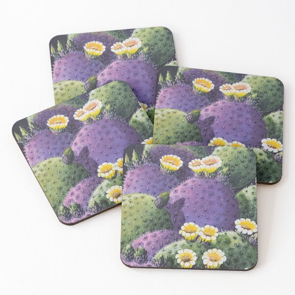 Item preview, Purple Prickly Pear Cactus designed and sold by Len Burton.