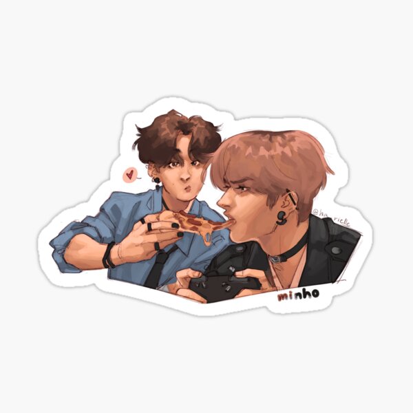 SuperBoard Minho and Jisung Sticker