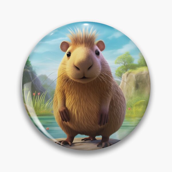 Item preview, Capybara Capybara digital art designed and sold by DigitalPixelize.