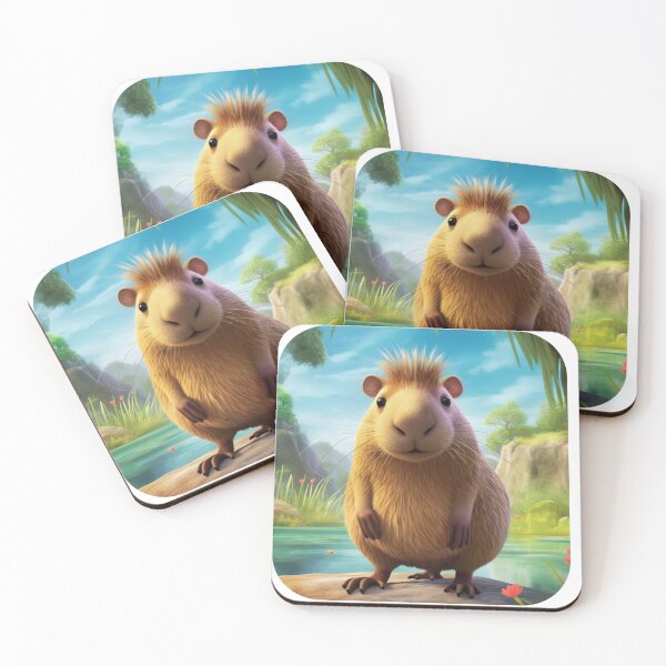 Item preview, Capybara Capybara digital art designed and sold by DigitalPixelize.